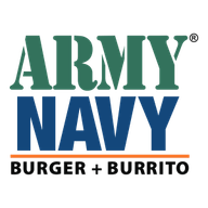 ArmyNavy Burger + Burrito logo