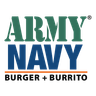 ArmyNavy Burger + Burrito logo